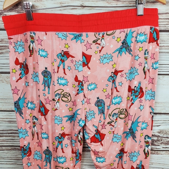 NWT Little Sleepies Womens Large DC Justice League 2-PC Pajamas Top Pants    #59 - Picture 13 of 15